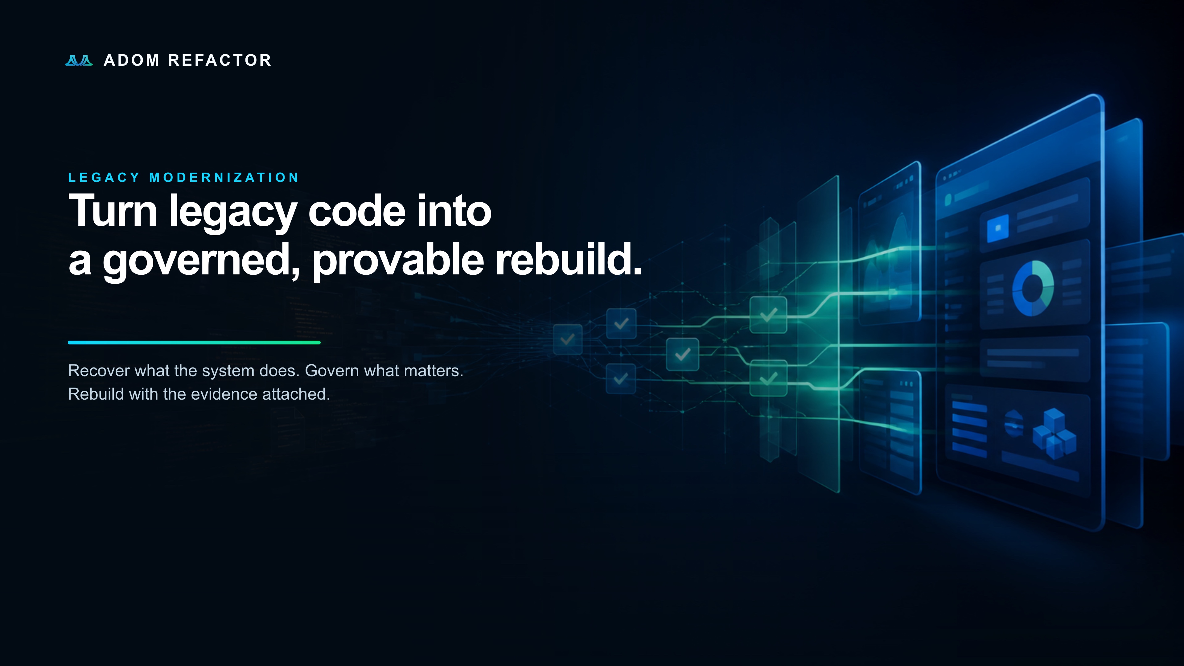 ADOM Refactor: Legacy Modernization